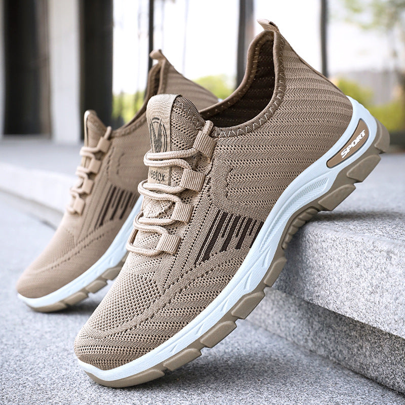 Men’s Summer Breathable Flying Mesh Sneakers