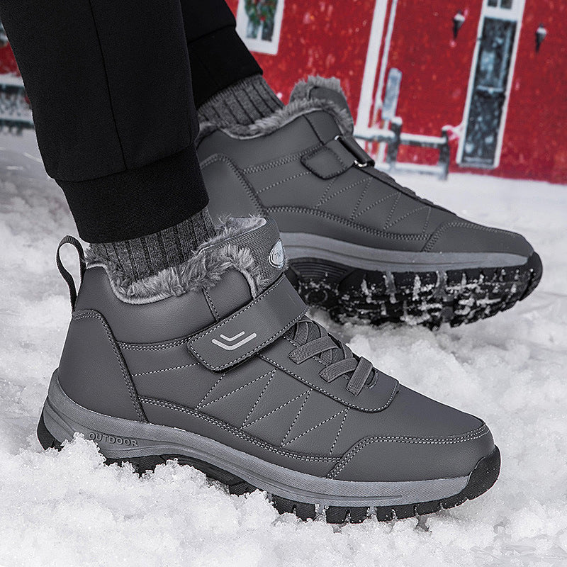 2024 Outdoor Men’s & Women’s Fleece-Lined High-Top Snow Shoes