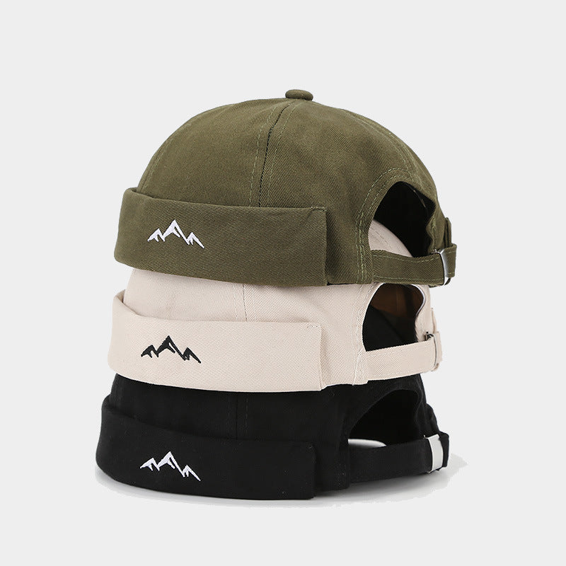Men’s Vintage Dome Hat – Embroidered Street Fashion Cap