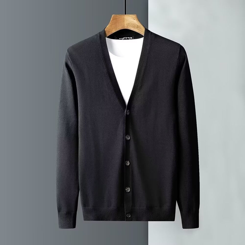 Men’s Korean-Hong Kong Style Trendy Sweater Cardigan