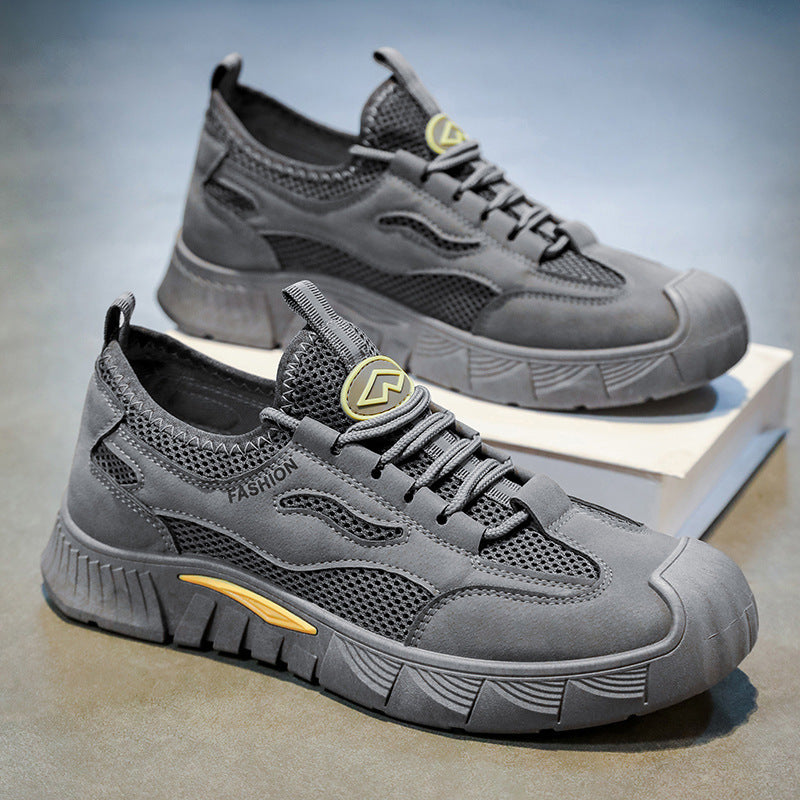Work-Ready Breathable Mesh Labor Shoes – Summer 2025