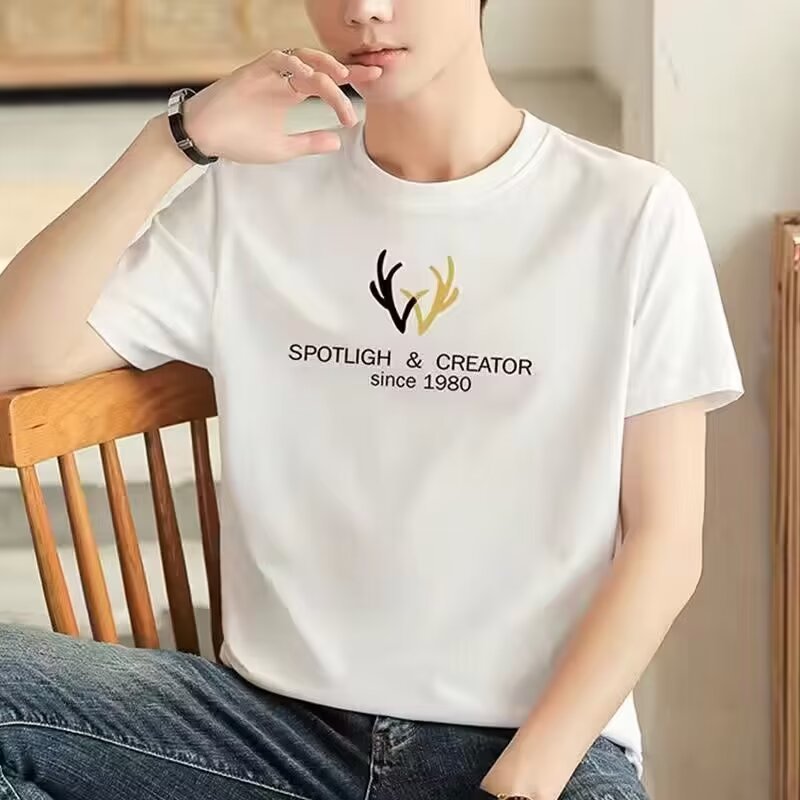 Men's Summer Printed T-Shirt – Trendy, Loose Fit & Plus Size