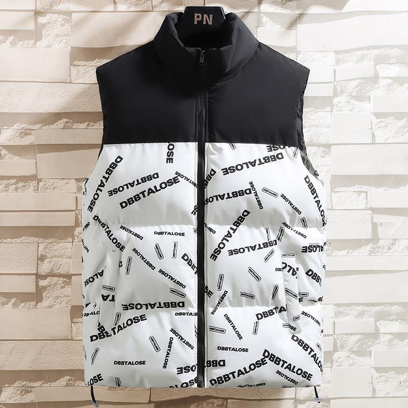 Men’s Lightweight Down Cotton Vest Autumn Winter Thick Waistcoat