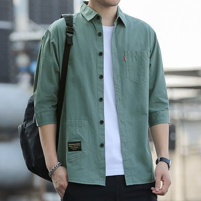 Men's 7-Sleeve Non-Iron Summer Shirt Nepal