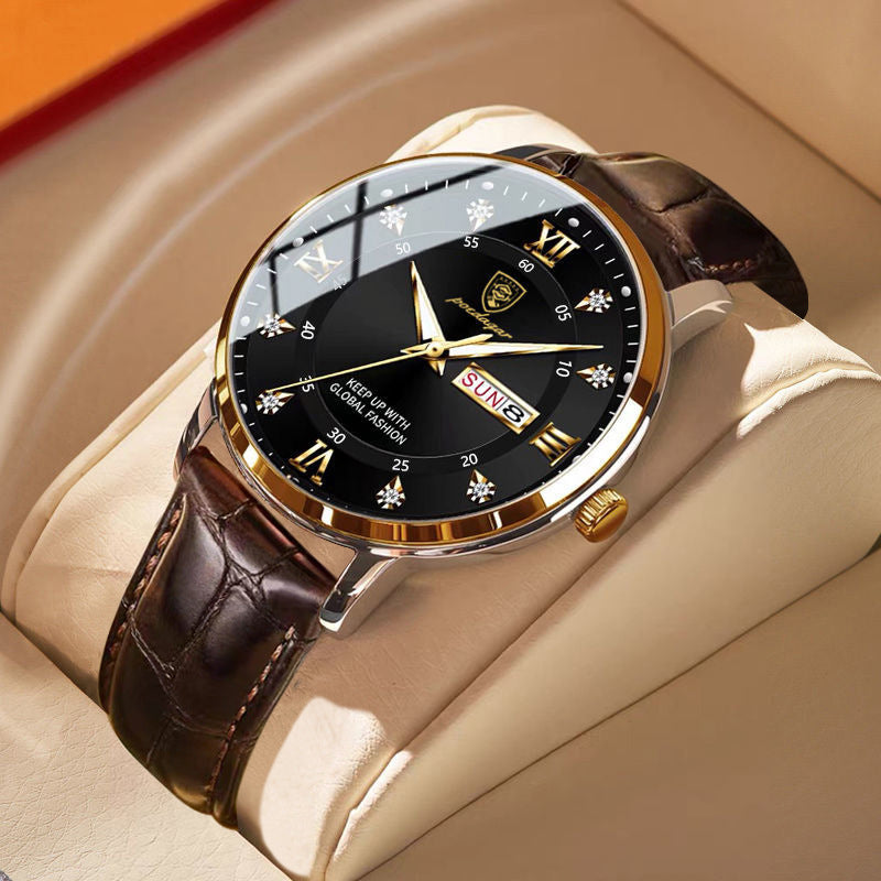 Swiss Brand Waterproof Luminous Men’s Quartz Watch