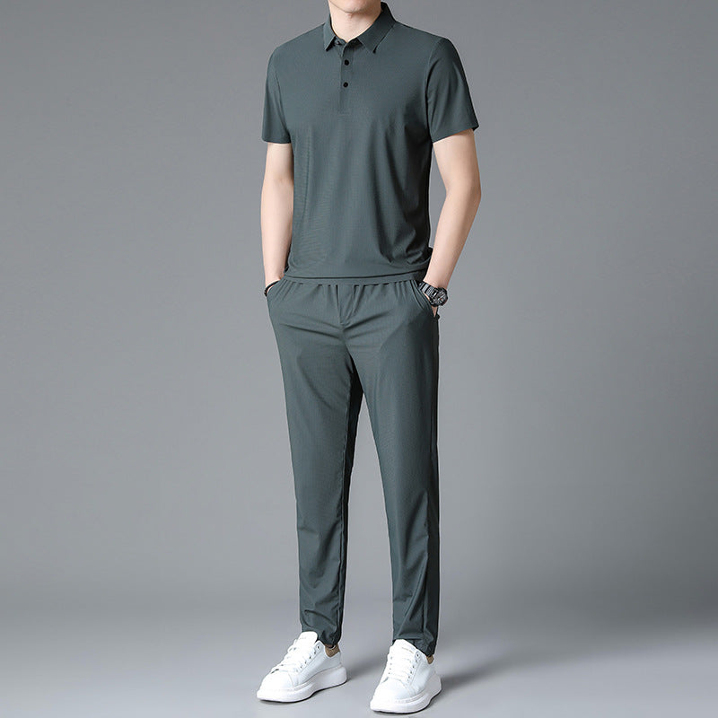 Men's Silk Polo & T-Shirt Set for Summer Nepal