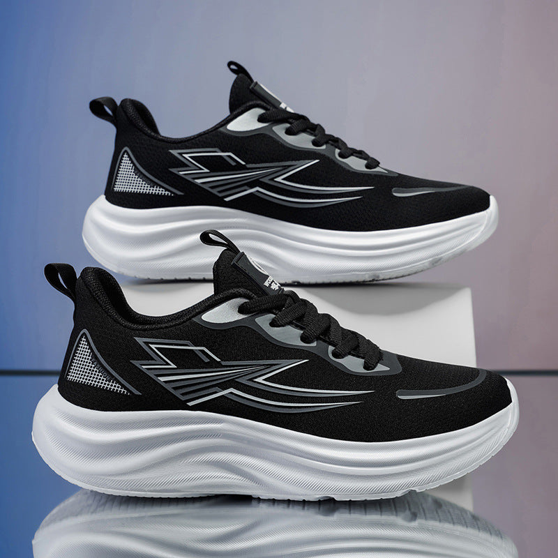 Woodpecker Men’s Thick-Soled Breathable Dad Sports Casual Sneakers