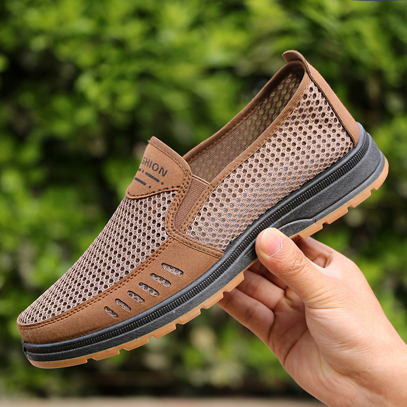 Men’s Summer Old Beijing Slip-On Cloth Shoes