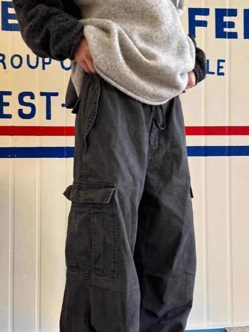 Unisex Retro Cargo Pants – Loose Street Style Spring/Autumn
