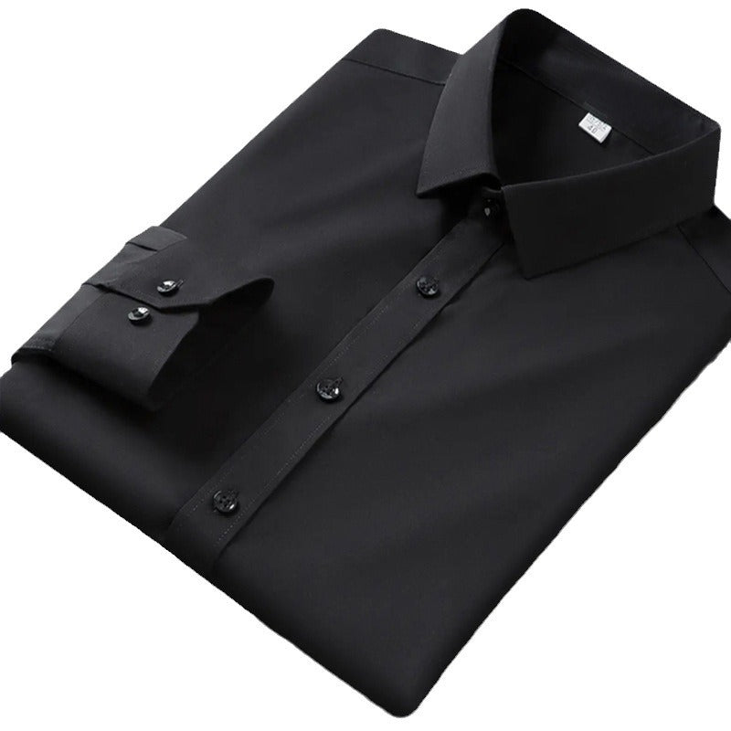 Men’s Stretch White Shirt – Long Sleeve Professional Wear