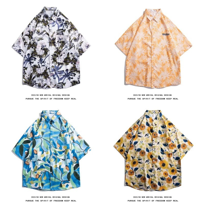 Hainan Floral Beach Shirt – Vacation Mode: ON