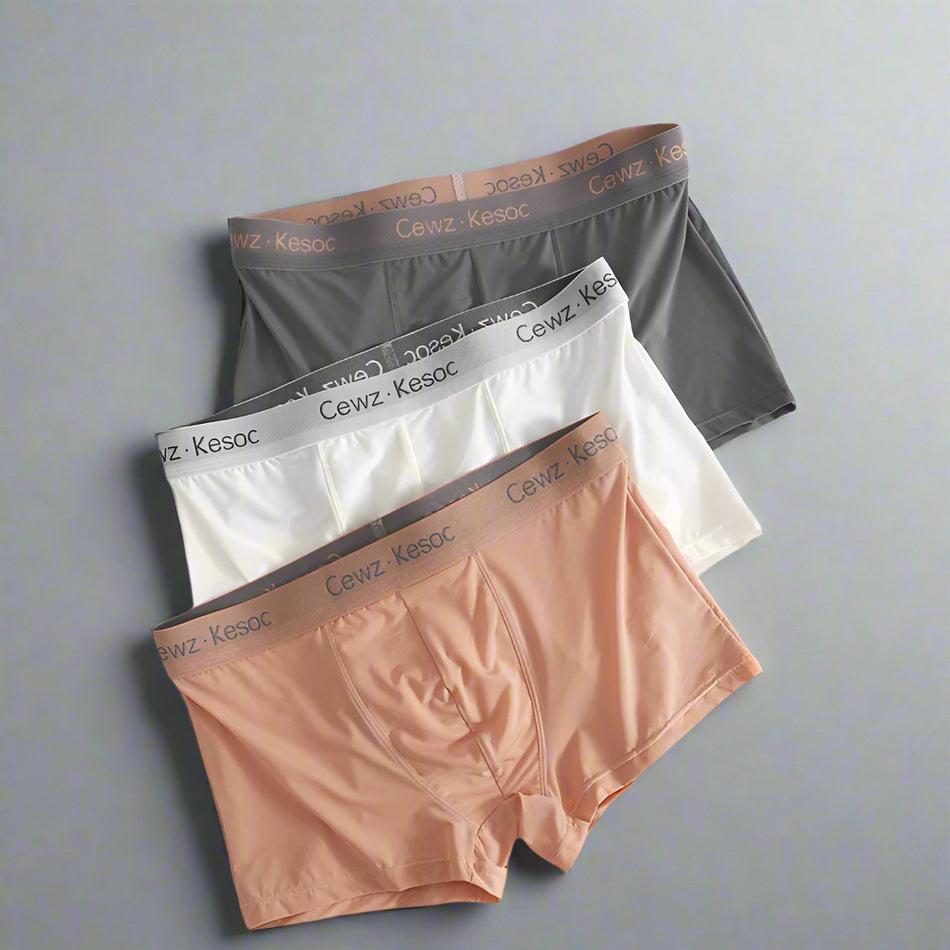 Nylon Ice Silk Men’s Boxer Shorts – Cool & Trendy