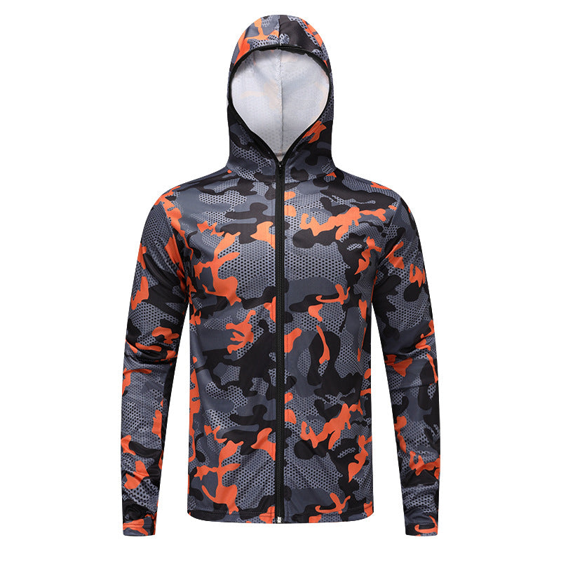 Men’s Ice Silk UV Protection Jacket – Summer Thin Outdoor Windbreaker