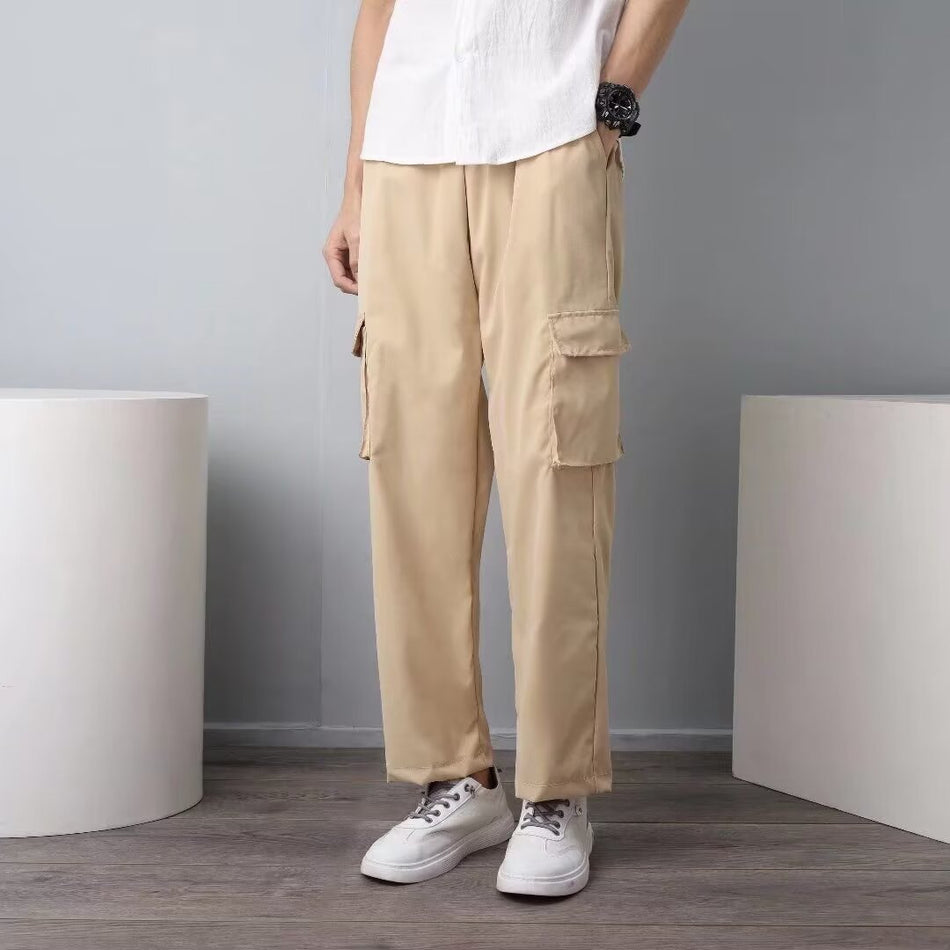 Men’s Summer Cargo Pants – Trendy Loose Fit