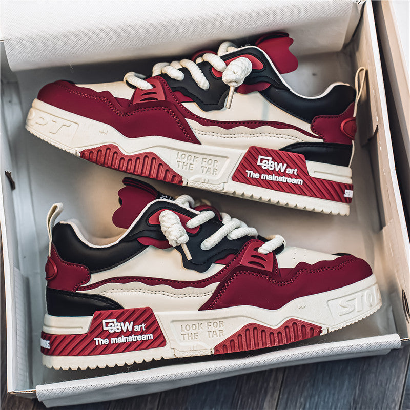 Summer 2025 Men’s Height-Boost Sneakers – Trendy Style