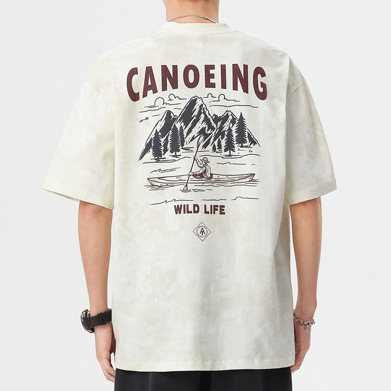 2024 Men's Loose-Fit Printed T-Shirt – Summer Fashion Tee