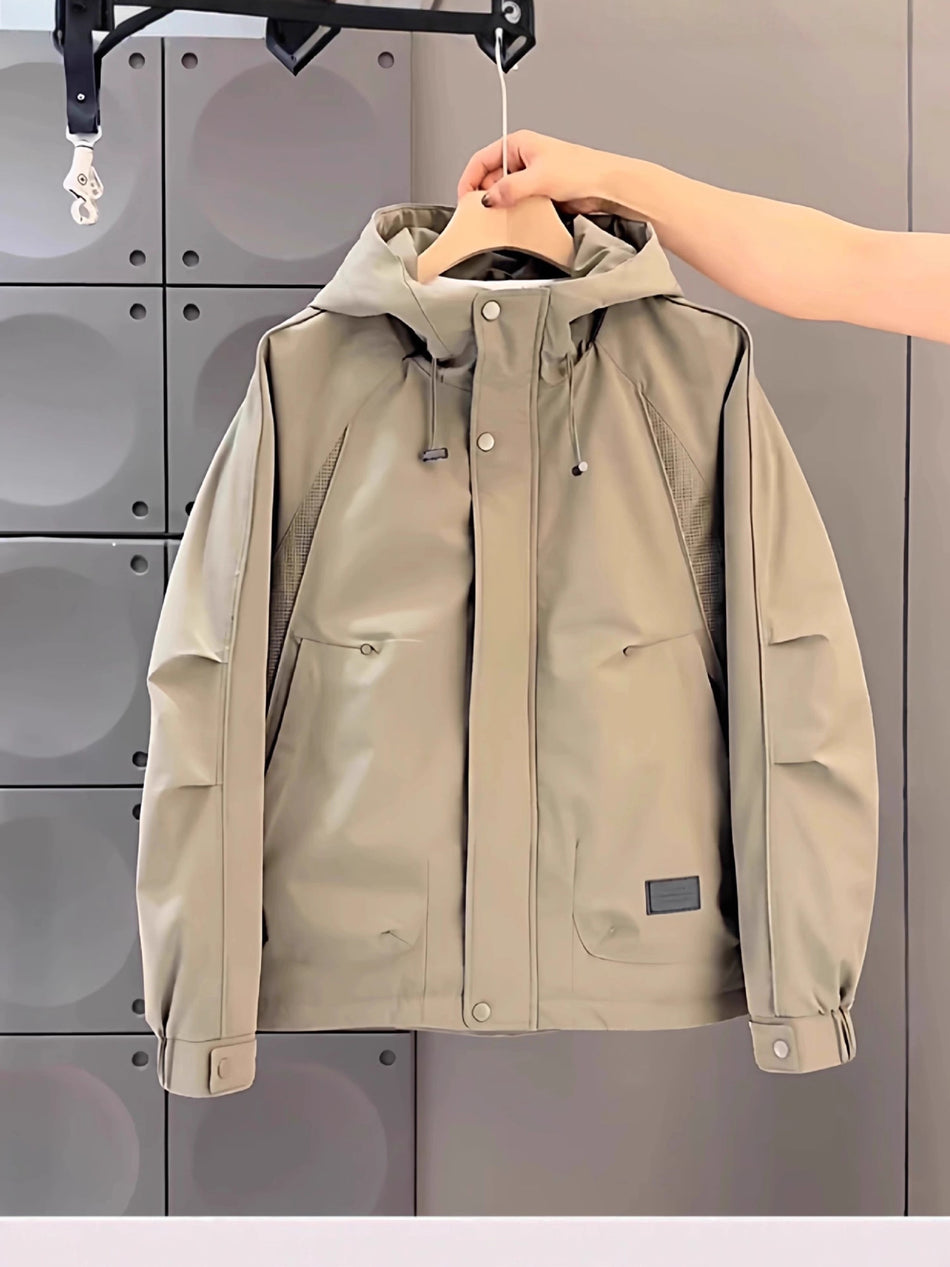 Men’s Winter Hooded Cotton-Padded Casual Jacket