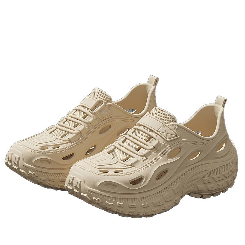 Men’s 2025 Height-Increasing Wading Croc Sandals | Anti-Slip
