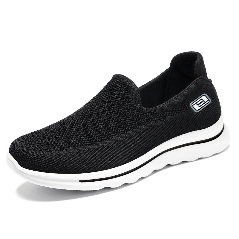 Men’s Summer PU Walking Shoes for Older Adults
