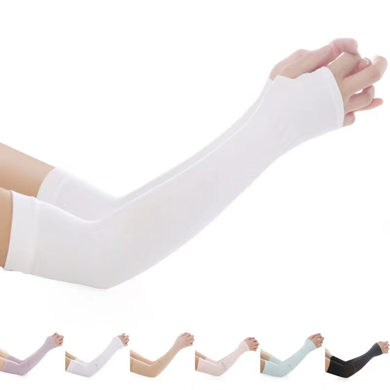 Unisex Ice Silk UV Sleeves | Loose, Thin & Breathable