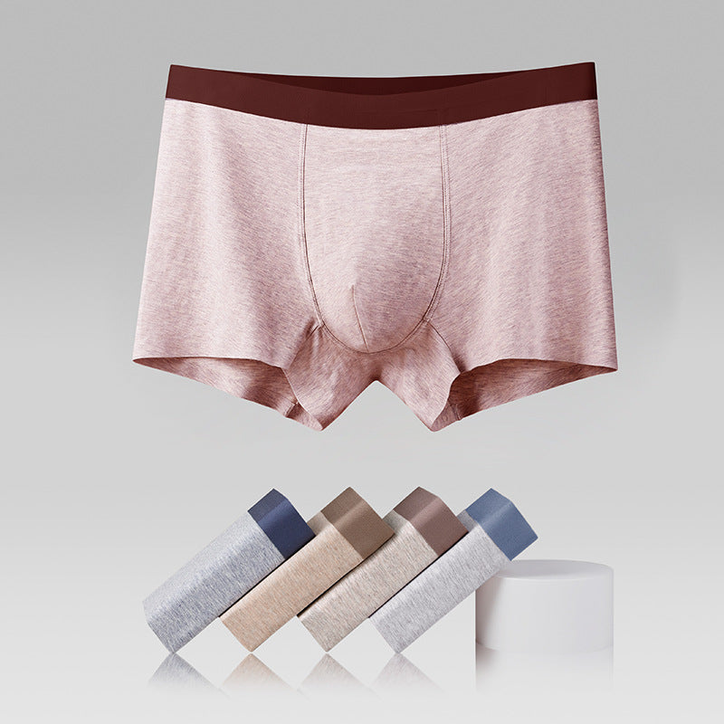 60s Cotton Seamless Antibacterial Men’s Boxers
