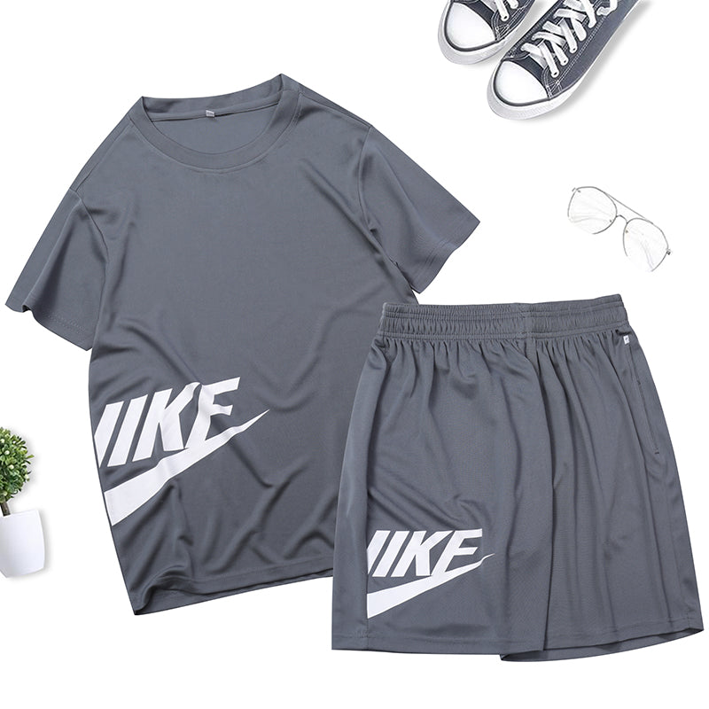 Men’s Summer Fitness Set – Quick-Dry 2-Piece Outfit