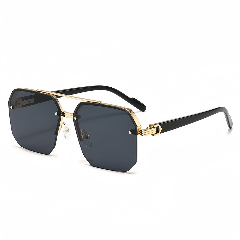 2025 High-End Men’s Large Square Fashion Sunglasses