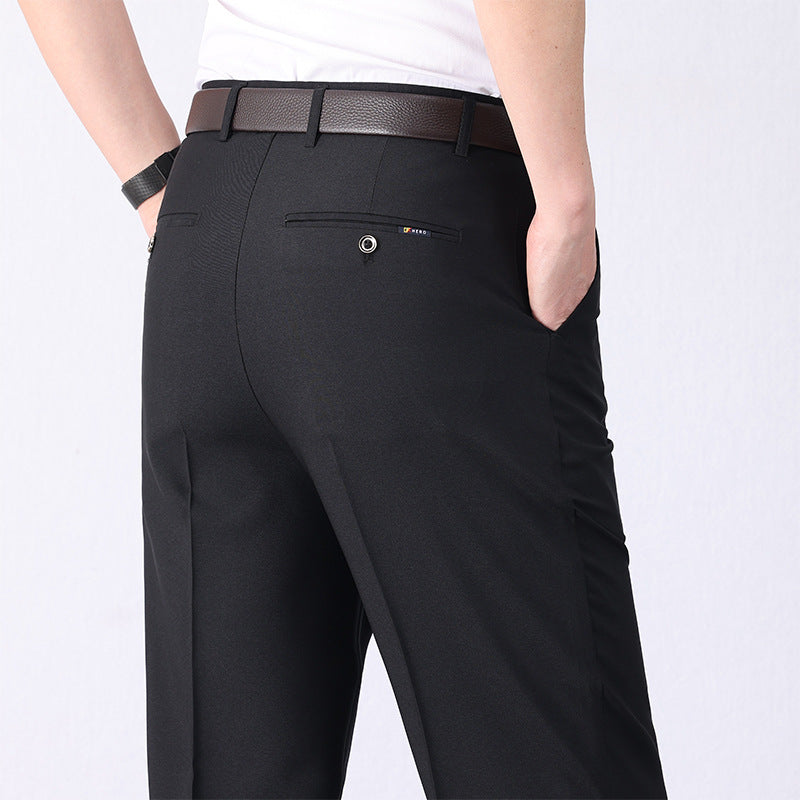 Men's High Waist Loose Pants – Spring & Autumn Wear