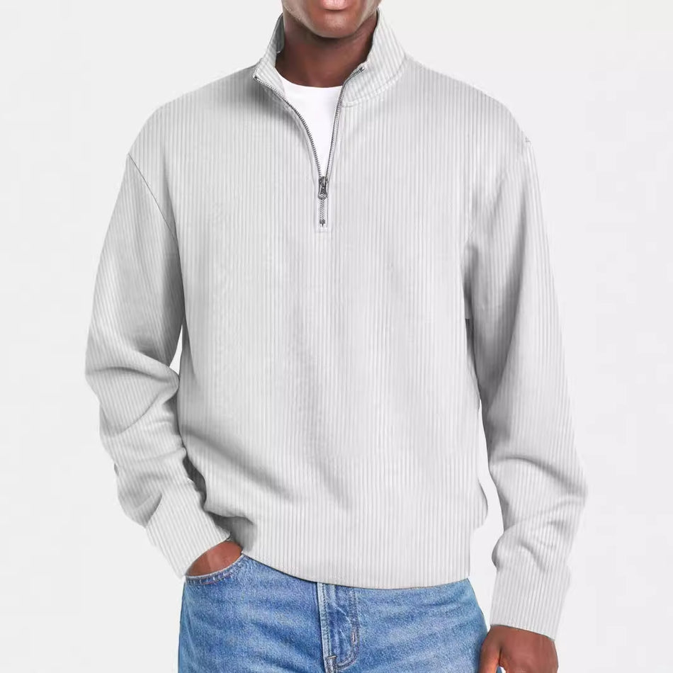 New Autum & Winter Long-Sleeved Zipper Men's Sweater