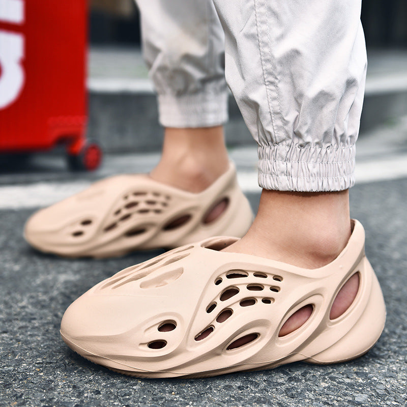Kanye 700-Style EVA Hole Shoes | Unisex Plus Size 47