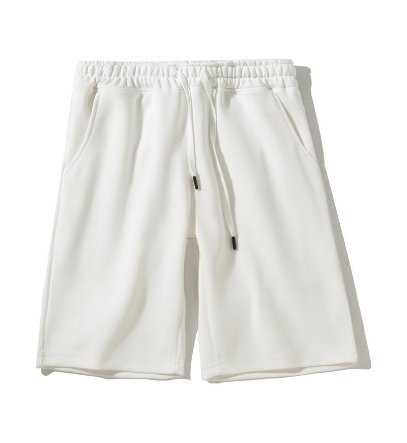 Unisex Summer Sports Shorts – Loose, Cotton Blend, Plus-Size