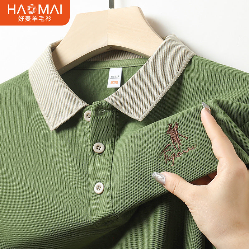 Men's Embroidered Polo Shirt – Summer Trendy Style