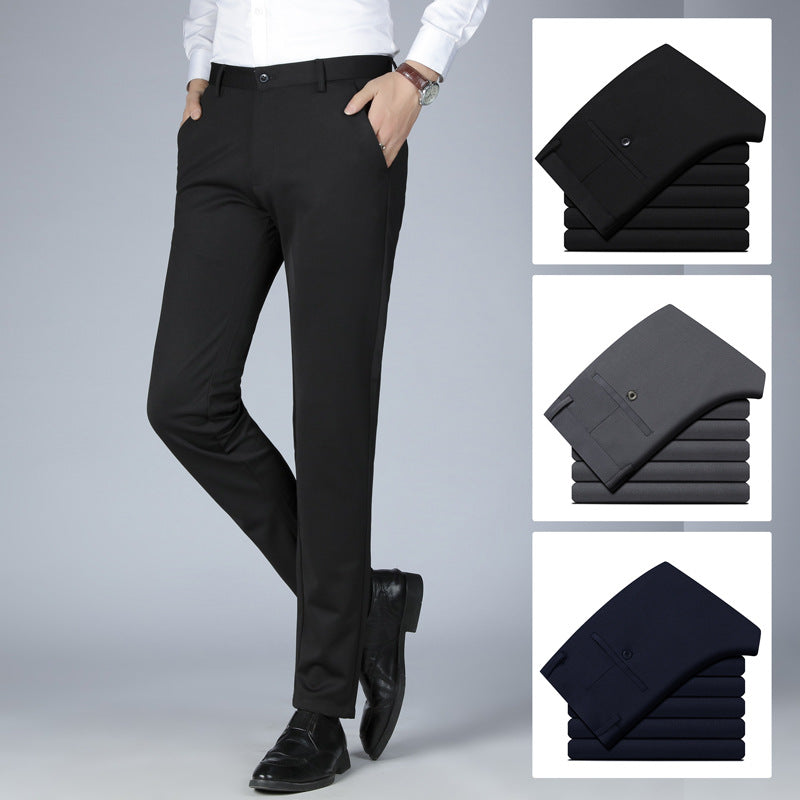 Men's Stretch No-Iron Business Casual Pants