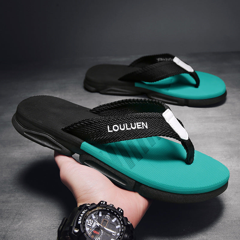 Men’s Summer Thick-Soled Flip-Flops – Non-Slip Sandals