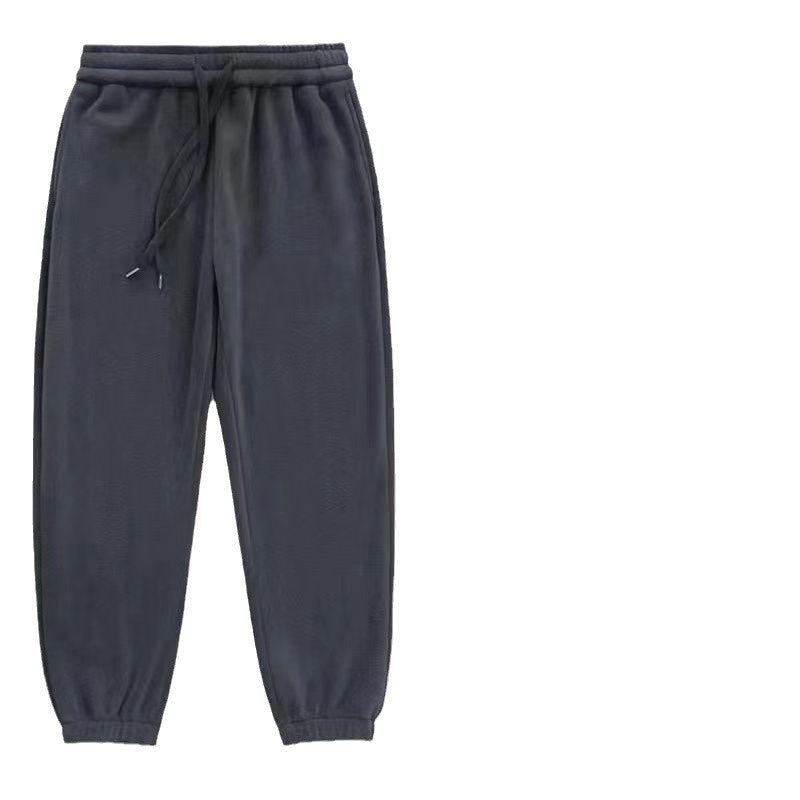 Men’s Winter Plus-Size Pants – Fleece-Lined Casual Sports Sweatpants
