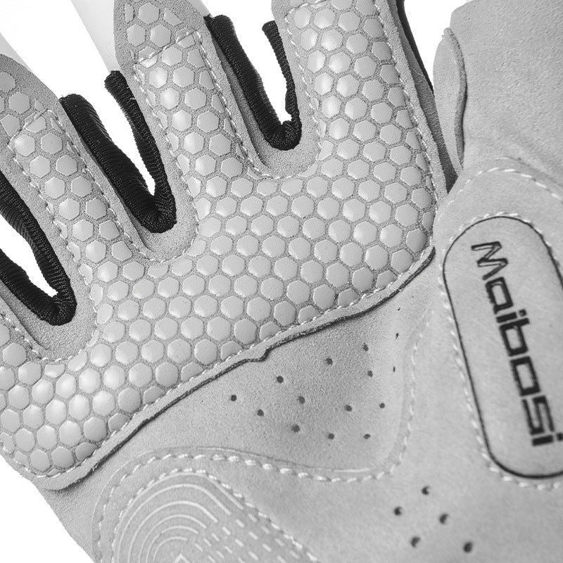 Non-Slip Gym Gloves with Wrist Support – Half Finger