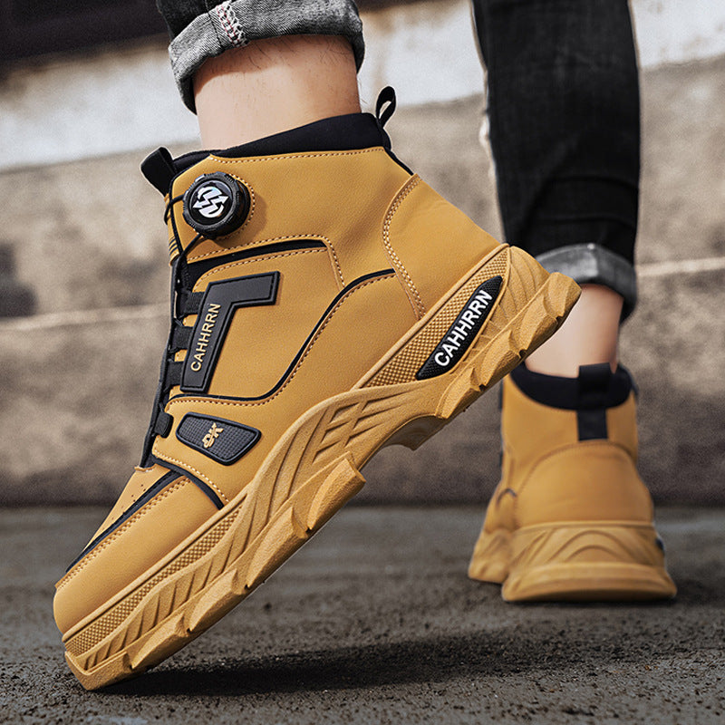 Men's Thick-Soled Martin Boots | Buckle & Workwear Style