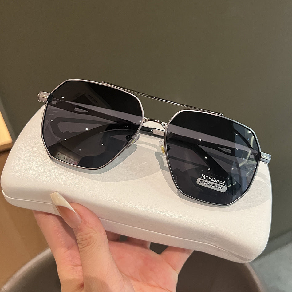 2025 Trendy Polarized Sunglasses for Men Large Faces