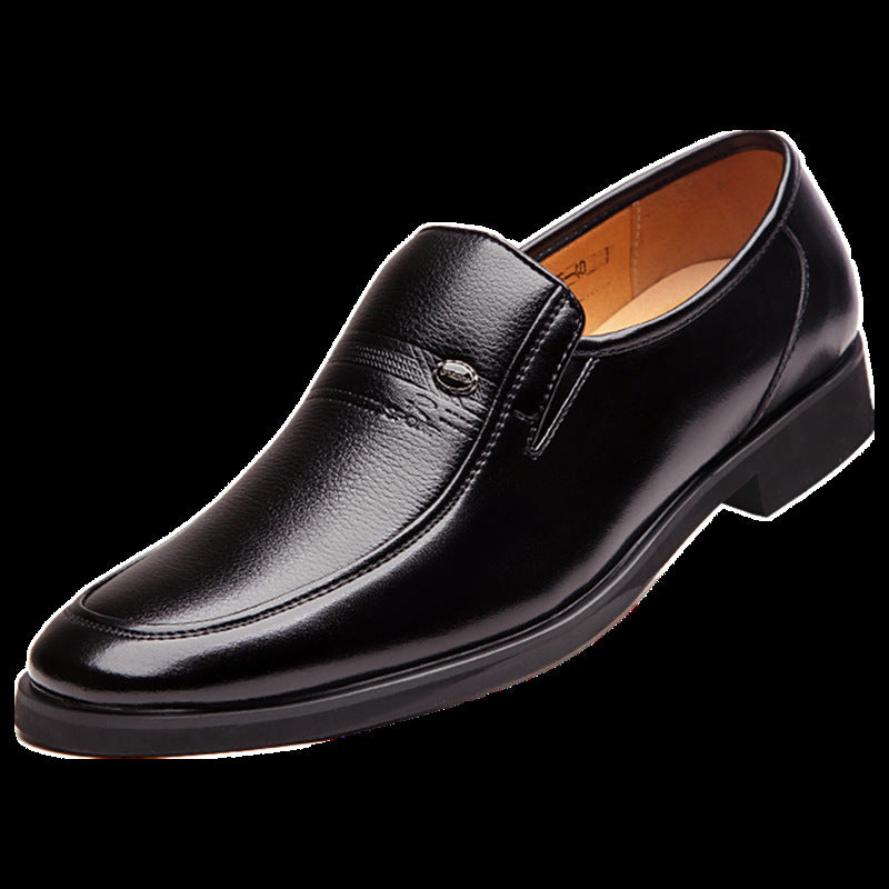 Classic Soft Leather Men’s Formal Shoes – Breathable Fit