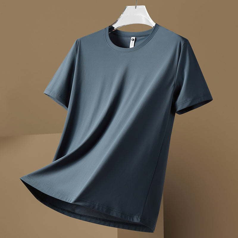 Men’s Ice Silk Quick-Dry Breathable Summer T-Shirt
