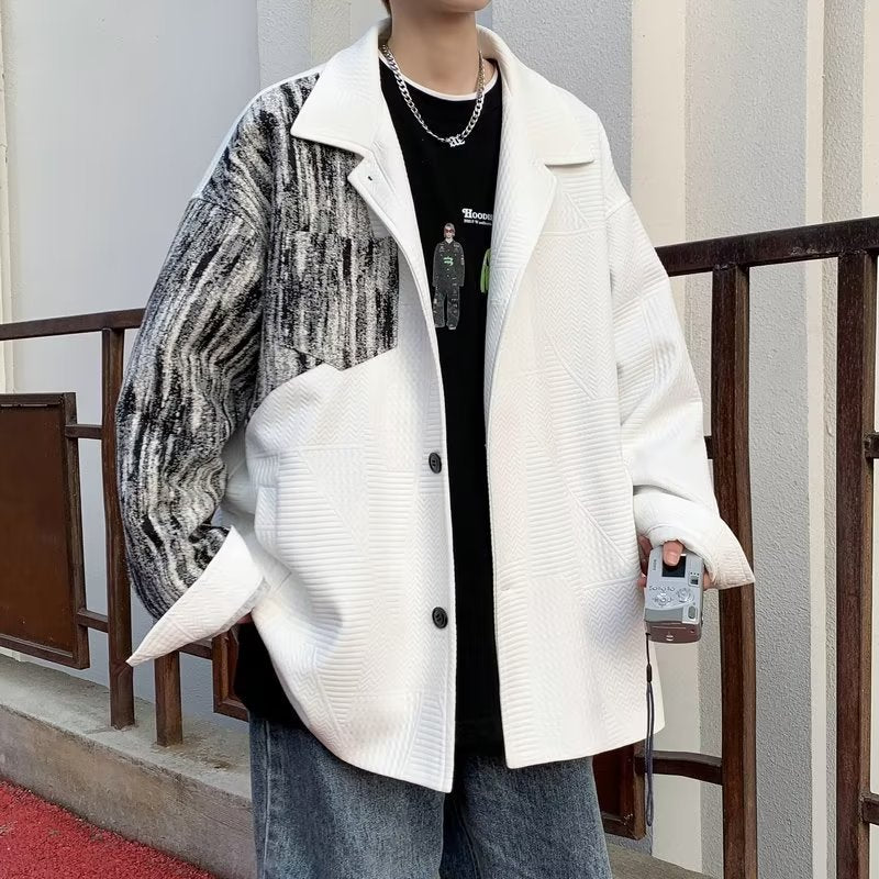 Men's Korean Style PU Jacket | Trendy Spring & Autumn