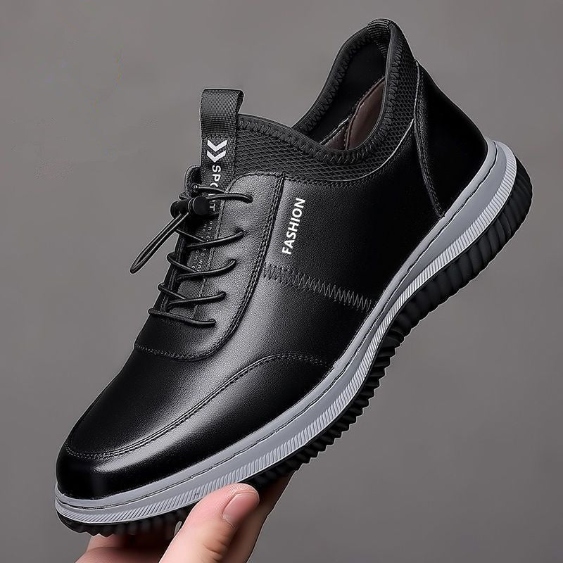 Men’s Breathable Leather Loafers – Driving & Casual Shoes