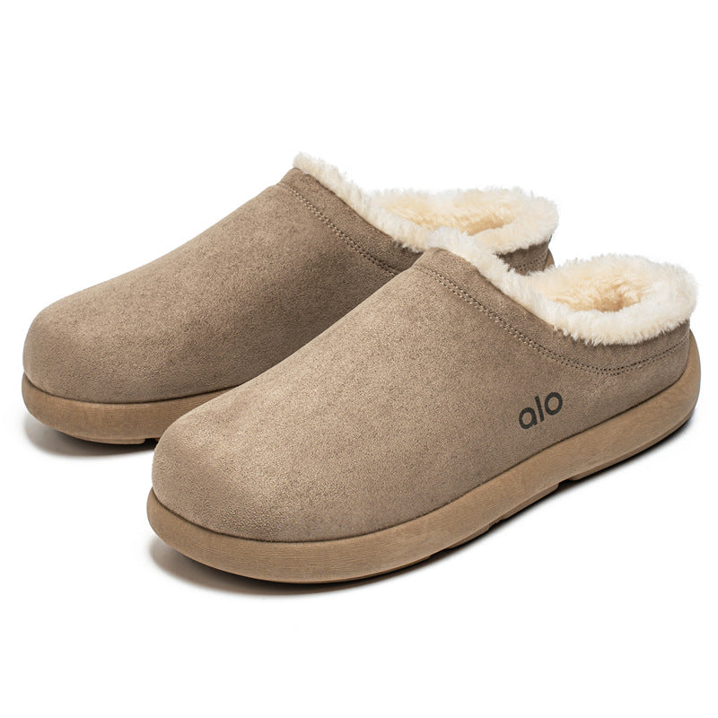 Men’s Warm Winter Cotton Slip-On Slippers