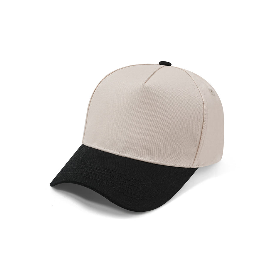 Contrast Panel Structured Pure Cotton Trucker Hat