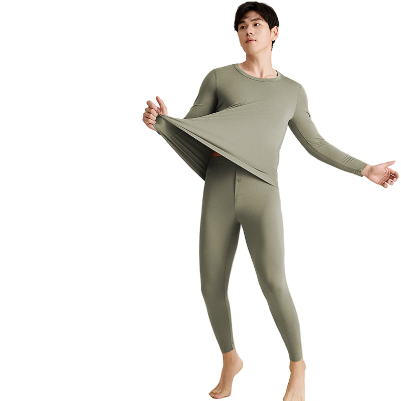 Men’s Slim-Fit Modal Thermal Suit – Bacteriostatic High-Elastic Autumn Base Layer