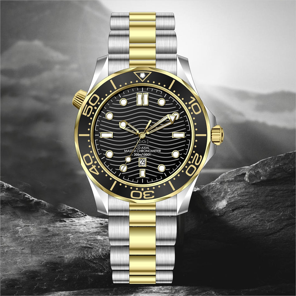 Haima Men’s Waterproof Luminous Quartz Business Watch
