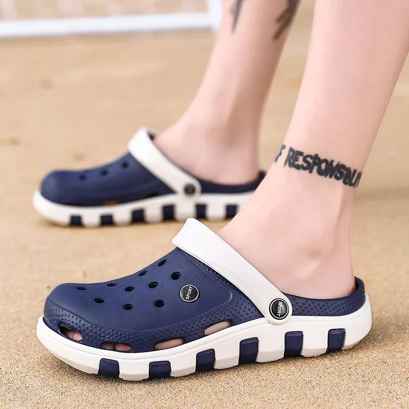 Men's Lightweight Hole Sandals | Trendy Summer Shoes