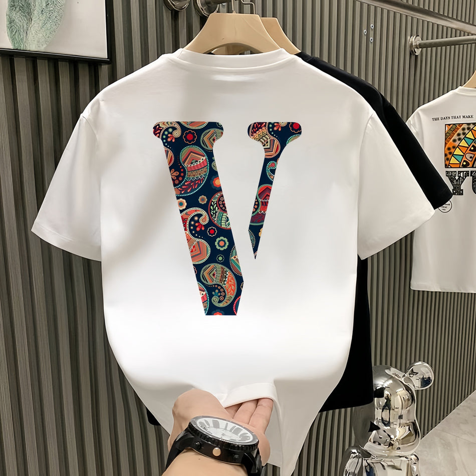 Men’s Heavy Cotton Summer T-Shirt – Trendy & All-Match