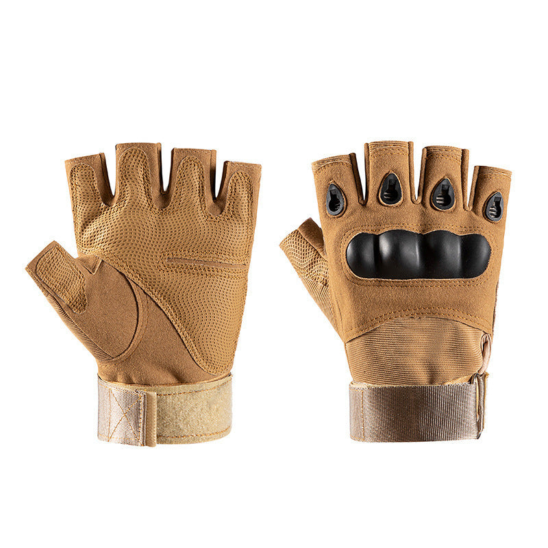 Men’s Tactical Half-Finger Gloves – Protective, Non-Slip Outdoor Gear