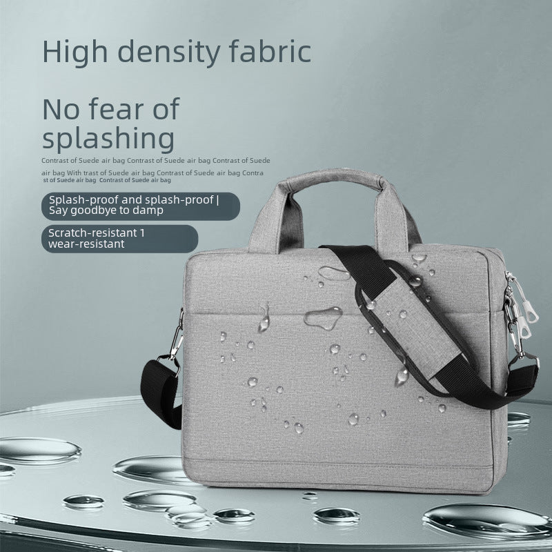 15.6" Laptop Bag – Shockproof Business Crossbody Briefcase